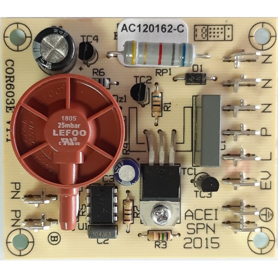 Carte STD bouton poussoir simple